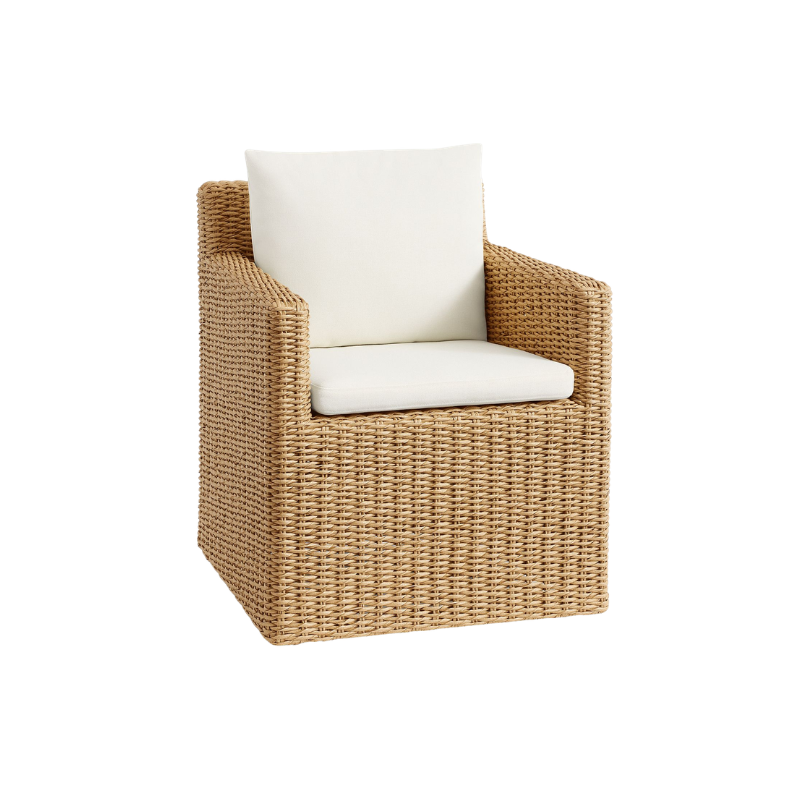Serena and Lily Tofino Dining Chair Look for Less DUPE | The Pacific Standard