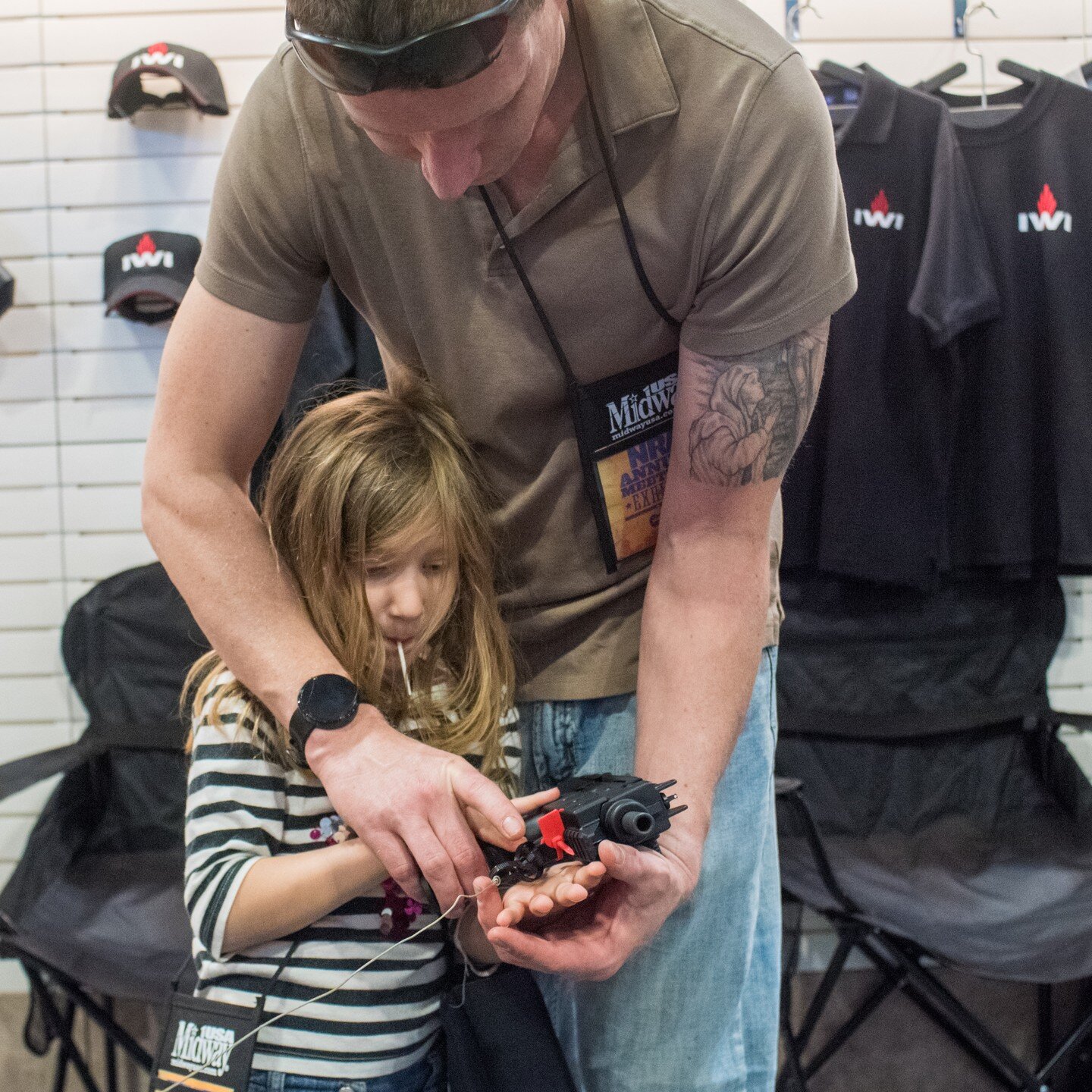 &quot;Semi-automatic weapons. They're not just for boys, anymore.&quot;

The annual @NRA convention is happening right now in - of all places - Texas. And here's a photo from a past convention of a kid that they're grooming.

#gunviolence #texas #tex