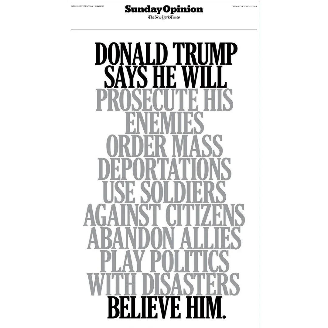 From October, 2024

And, once again, the #liberal #snowflakes❄️ were right. Everything that was predicted has come to pass... along with a lot of s**t that only those with enough life experience could've imagined.

#comey #jamescomey #petehegseth #no