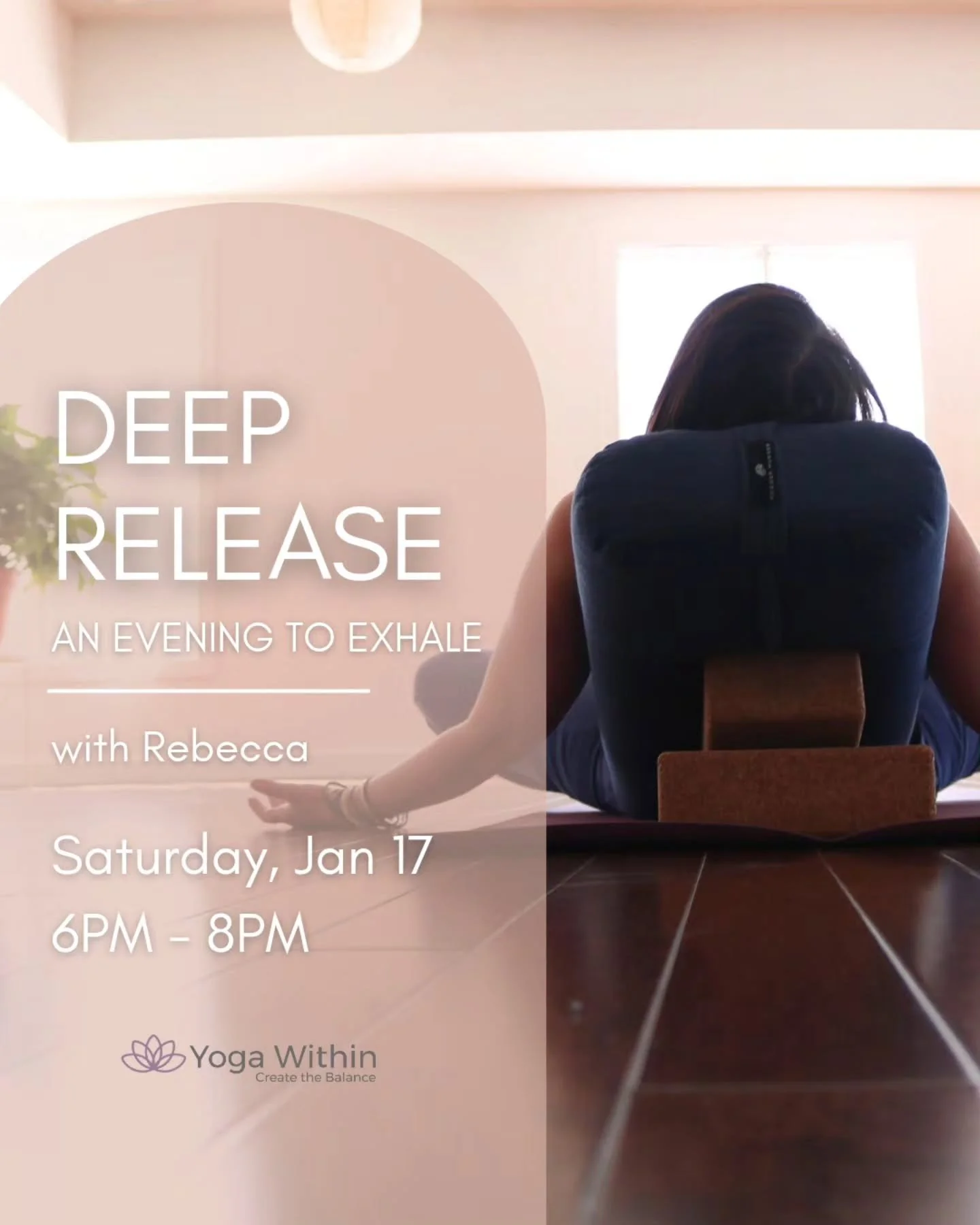 Deep Release: An Evening to Exhale with Rebecca

This 2 hour ritual will invite you to experience many layers of unfolding and the kind of deep restoration embodied by nature during the winter season. 

There is opportunity to connect more intentiona