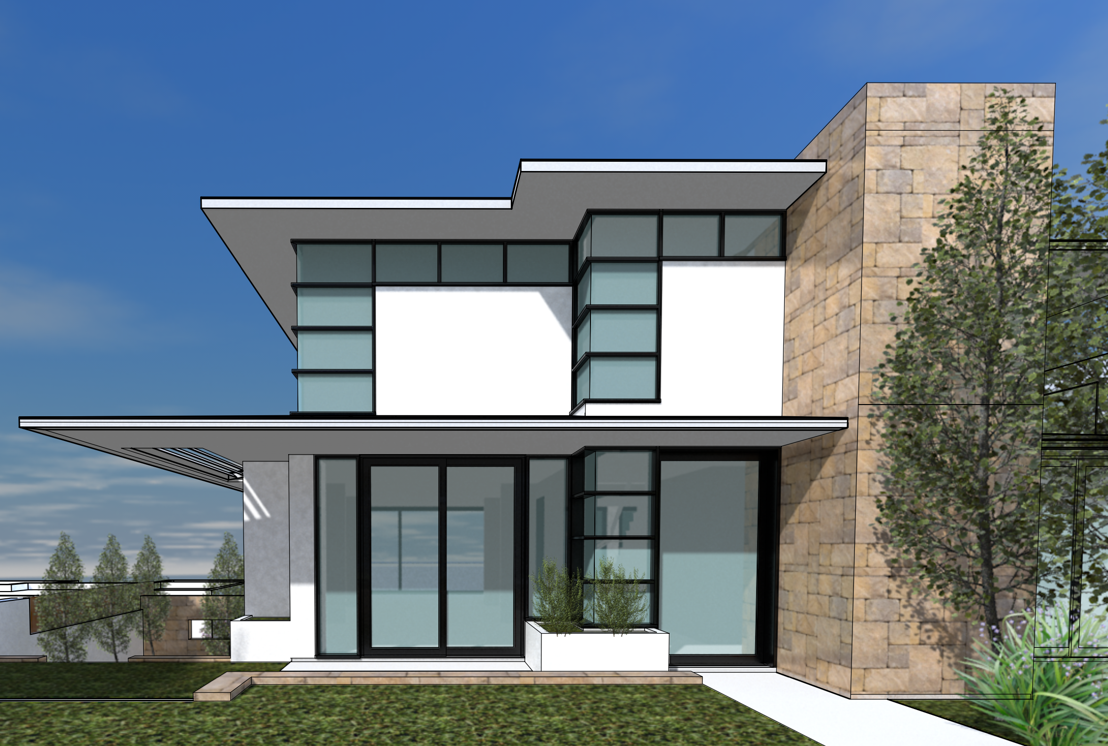 Moruben Road, Mosman - Construction begins. 