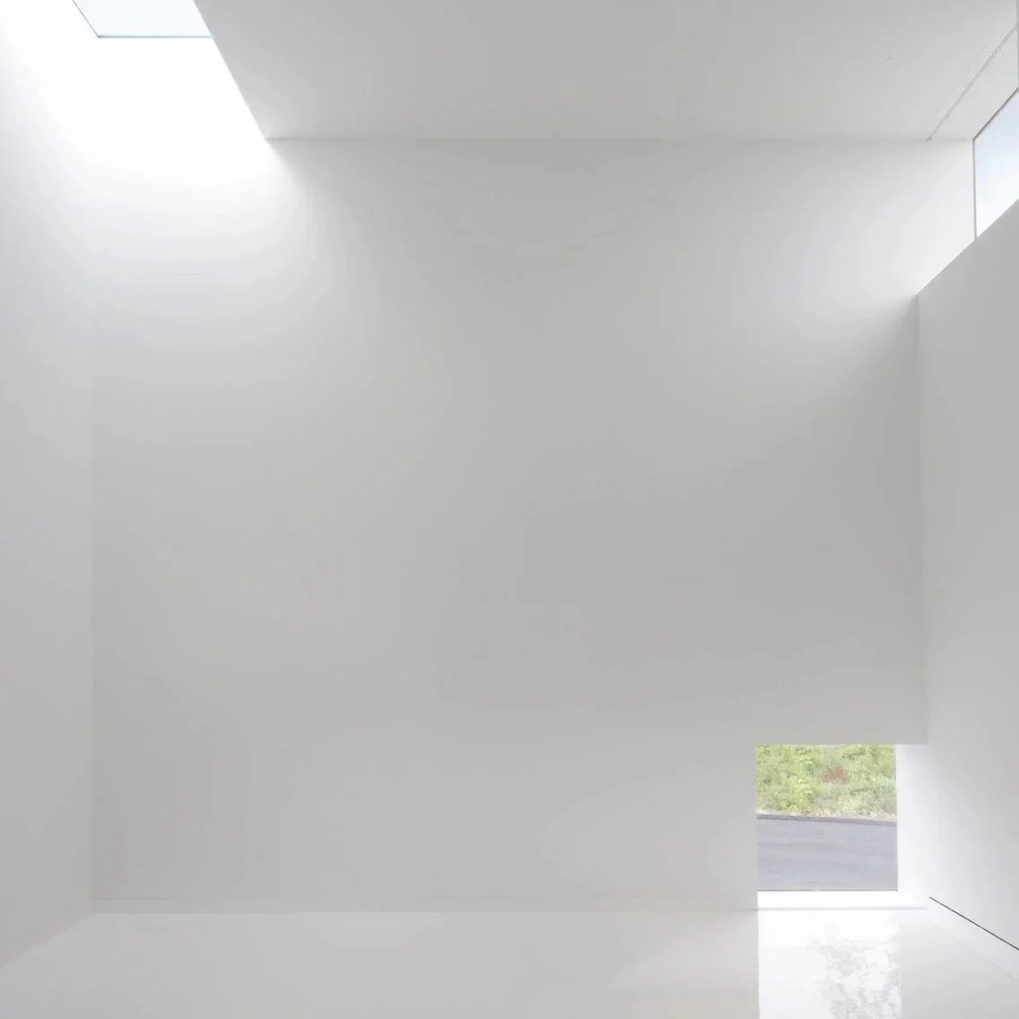 Brutalist exterior, Minimalist interior. 
Dezeen Article by Ben Dreith
Photographer: Marco Anelli
Architect: Alberto Campo Baeza, Miguel Quismondo