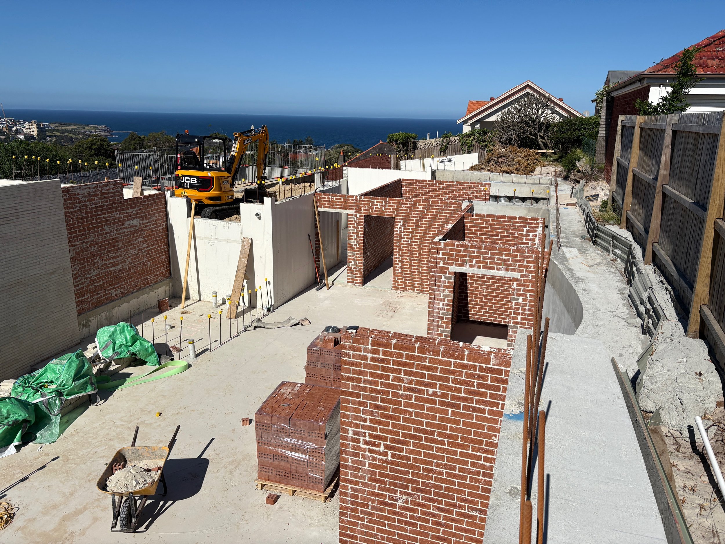 Casa Vista Mare - Lower ground floor is taking shape