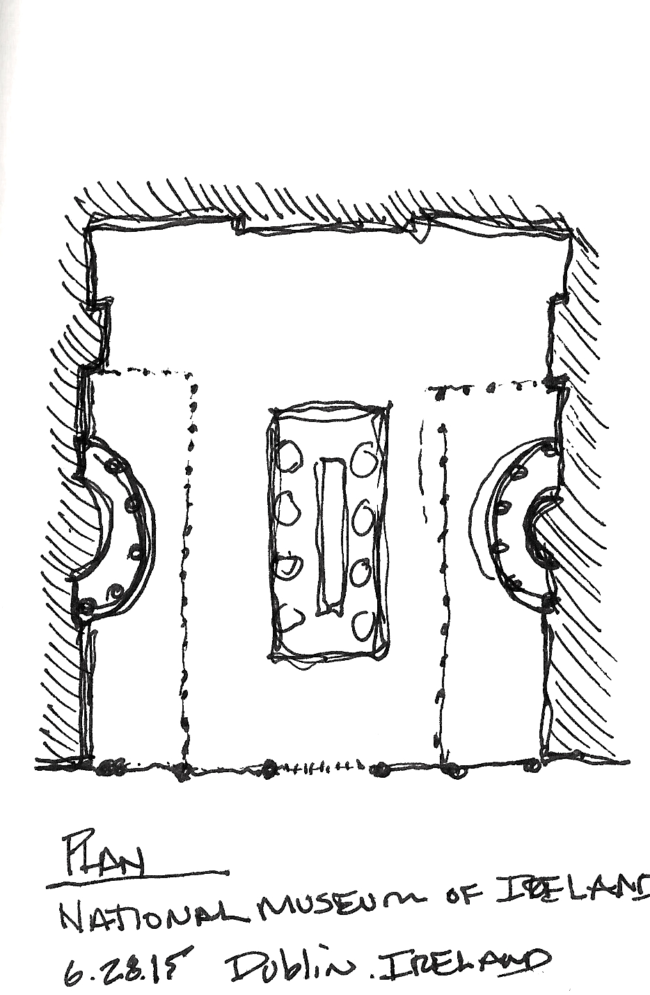 Courtyard Plan Sketch