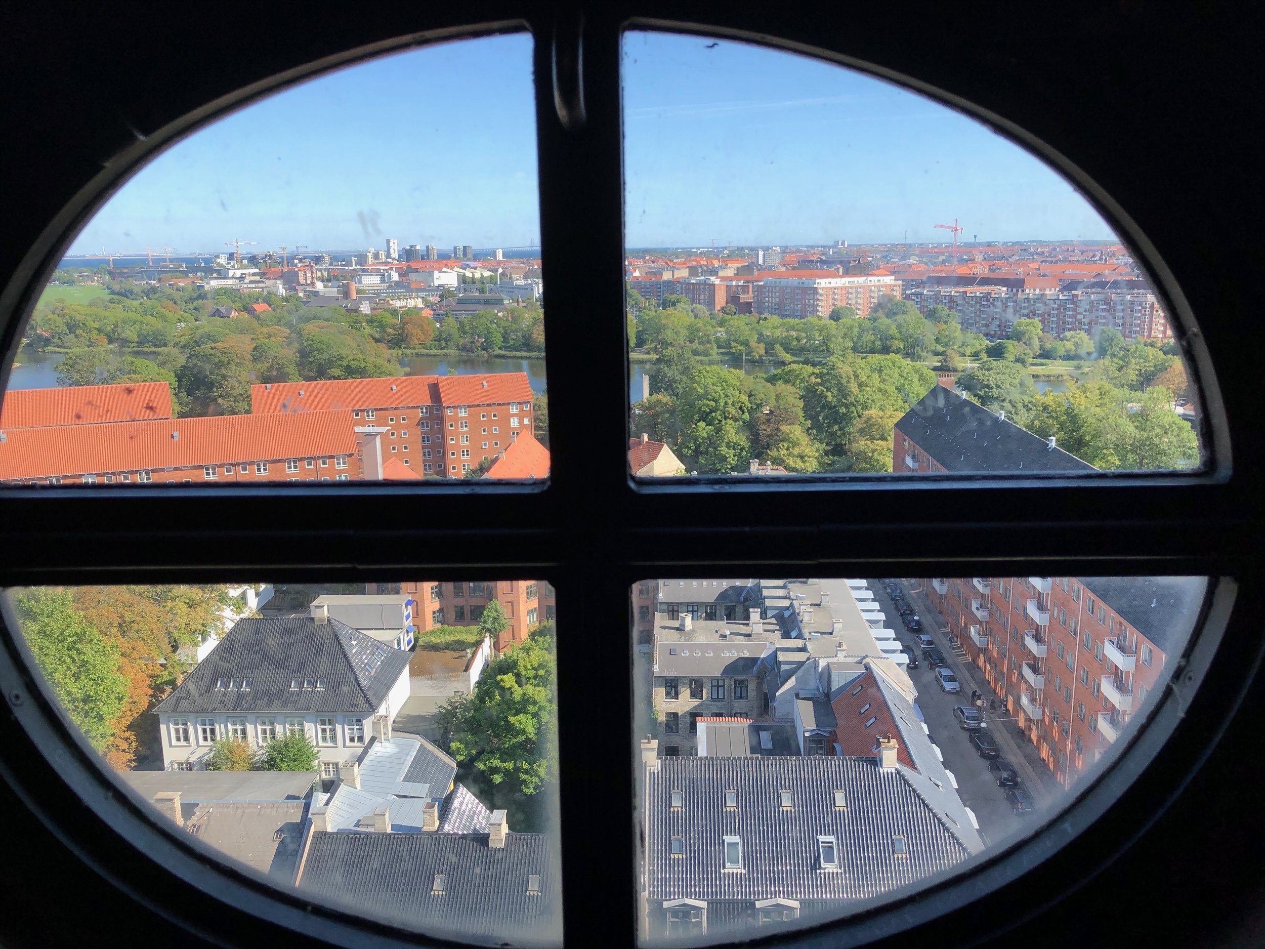 A sneak peak from the bell tower