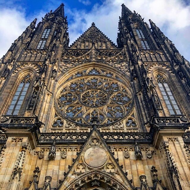 St. Vitus Cathedral at Prague Castle. #prague #stvituscathedral #cathedral #praguecastle