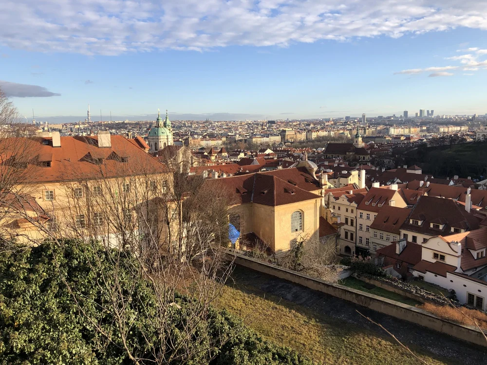 View of city from The Castle District