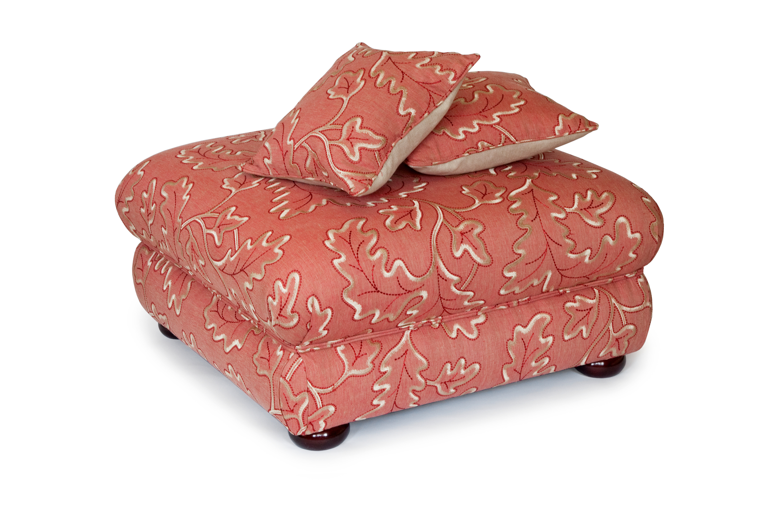 Square and waisted stool £565 + fabric