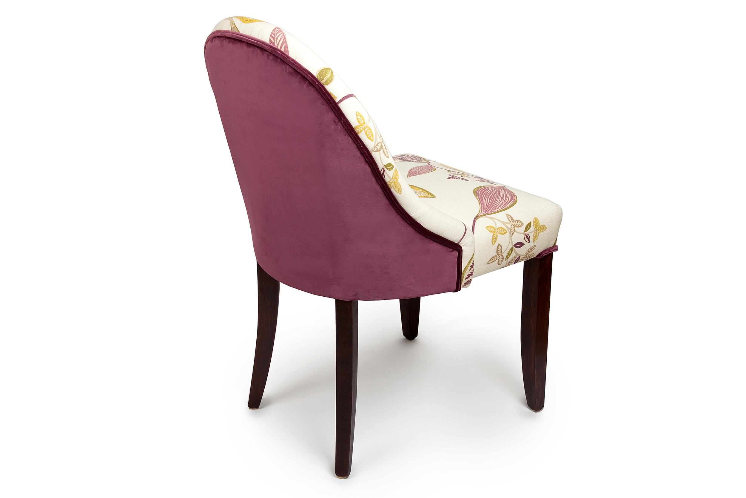  Anne Dining Chair with back in contrast fabric 