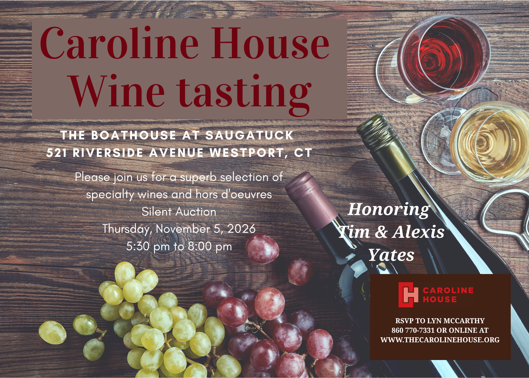 Caroline House Wine Tasting
