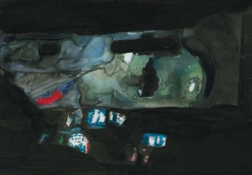 Watercolor on Yupo, 2010