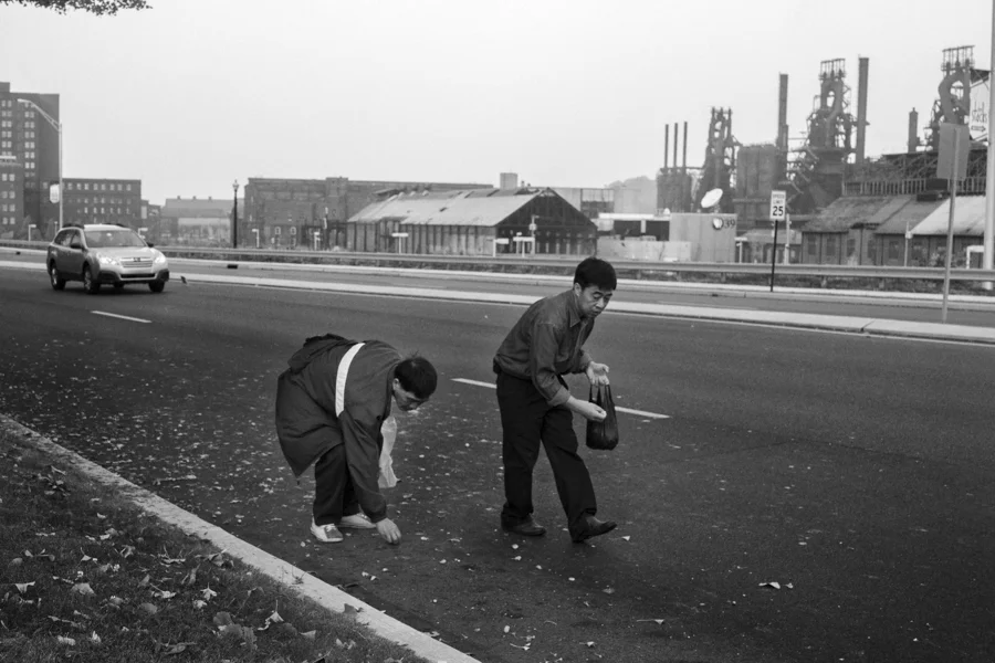 Chinese bus riders often spend their time outside the casino, collecting fallen nuts. However, residents often complain about Asian bus riders napping along the greenway, sleeping on top of picnic tables or resting atop pieces of cardboard and newspaper.