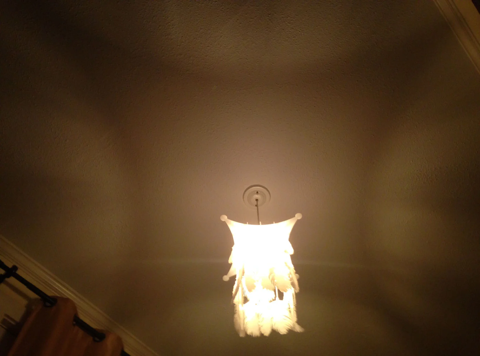 Shadow cast of dreamcatcher luminaire