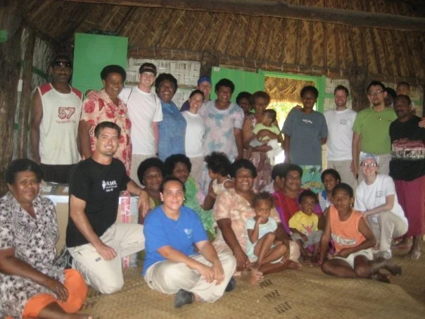 Pierce: front row, far right. Fiji, 2009.