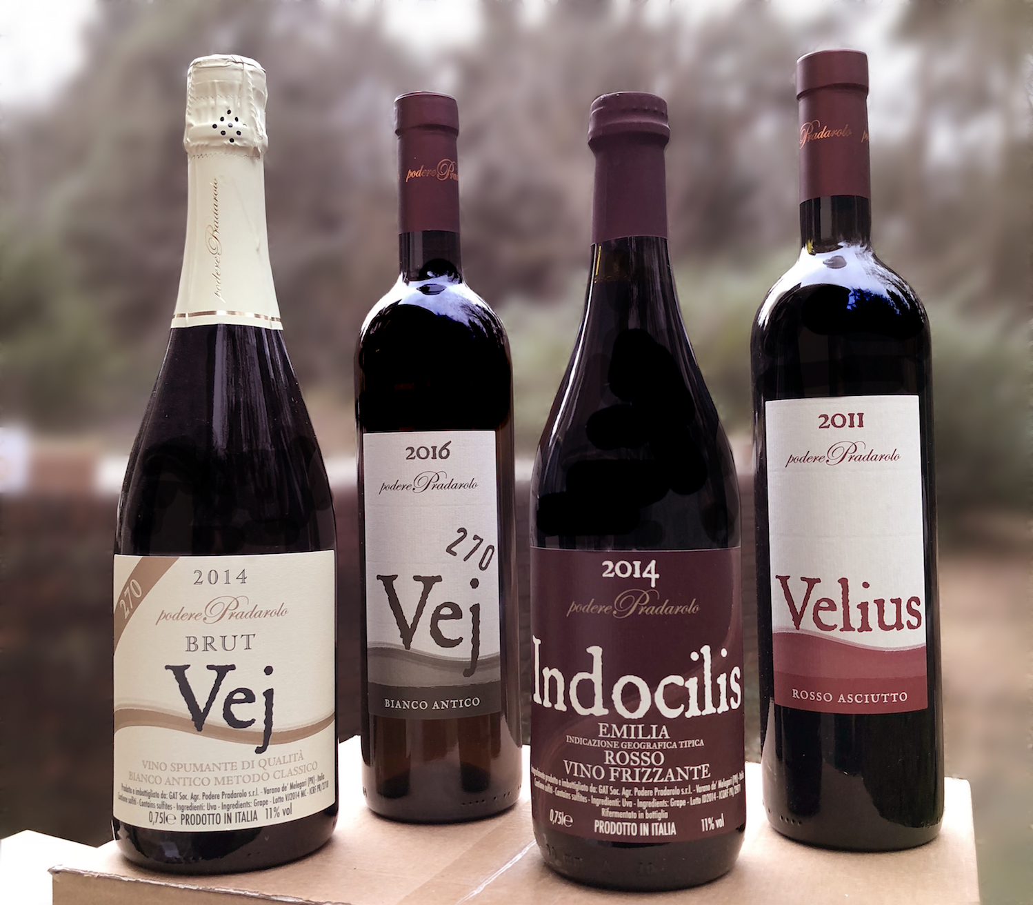 Vino Per Tutti - Podere pradarolo, Vej, Vej 270, Velius, Indocilis.jpg