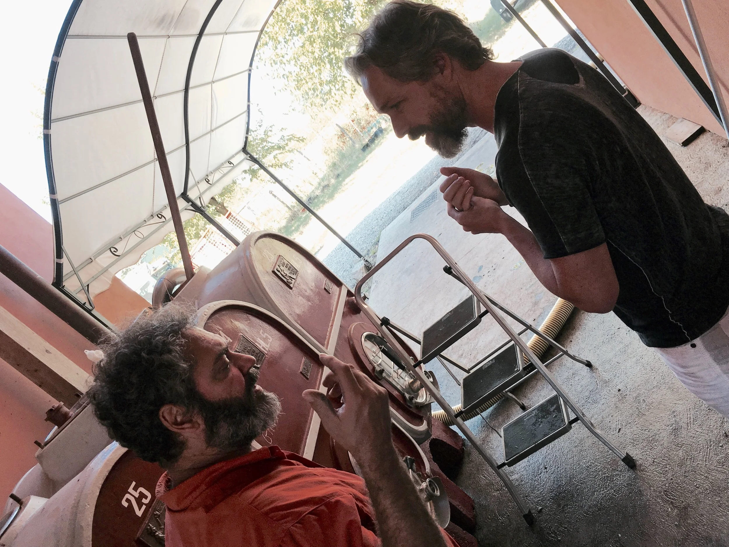 Wijnmakers diner met Vanni Nizzoli van Cinque Campi