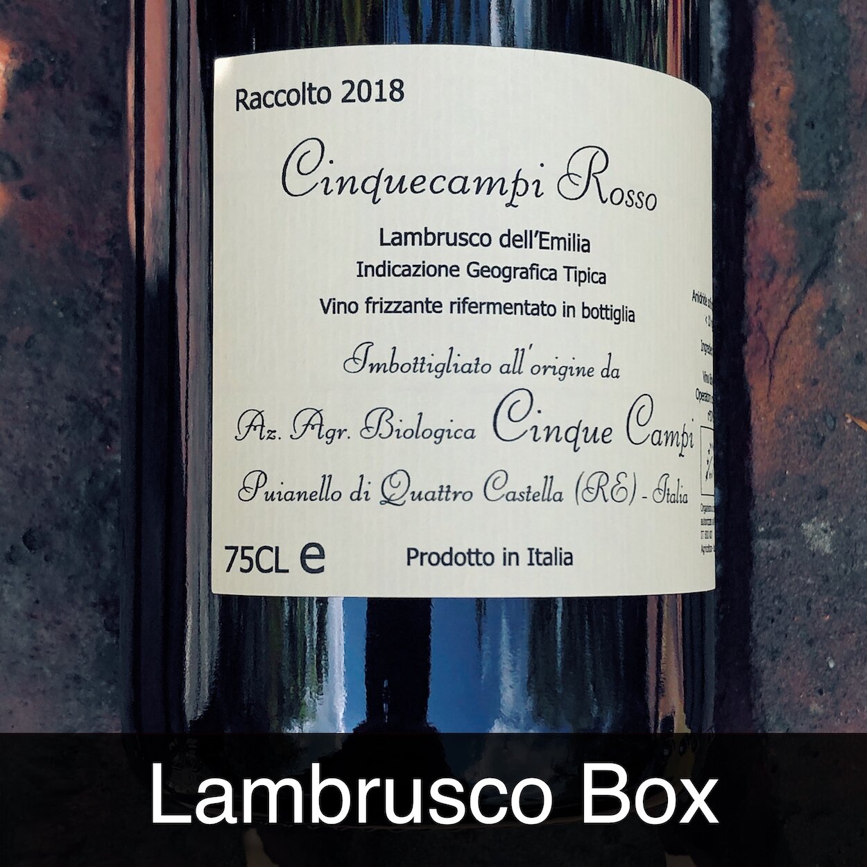 Cinque Campi Rosso - Lambrusco 2018