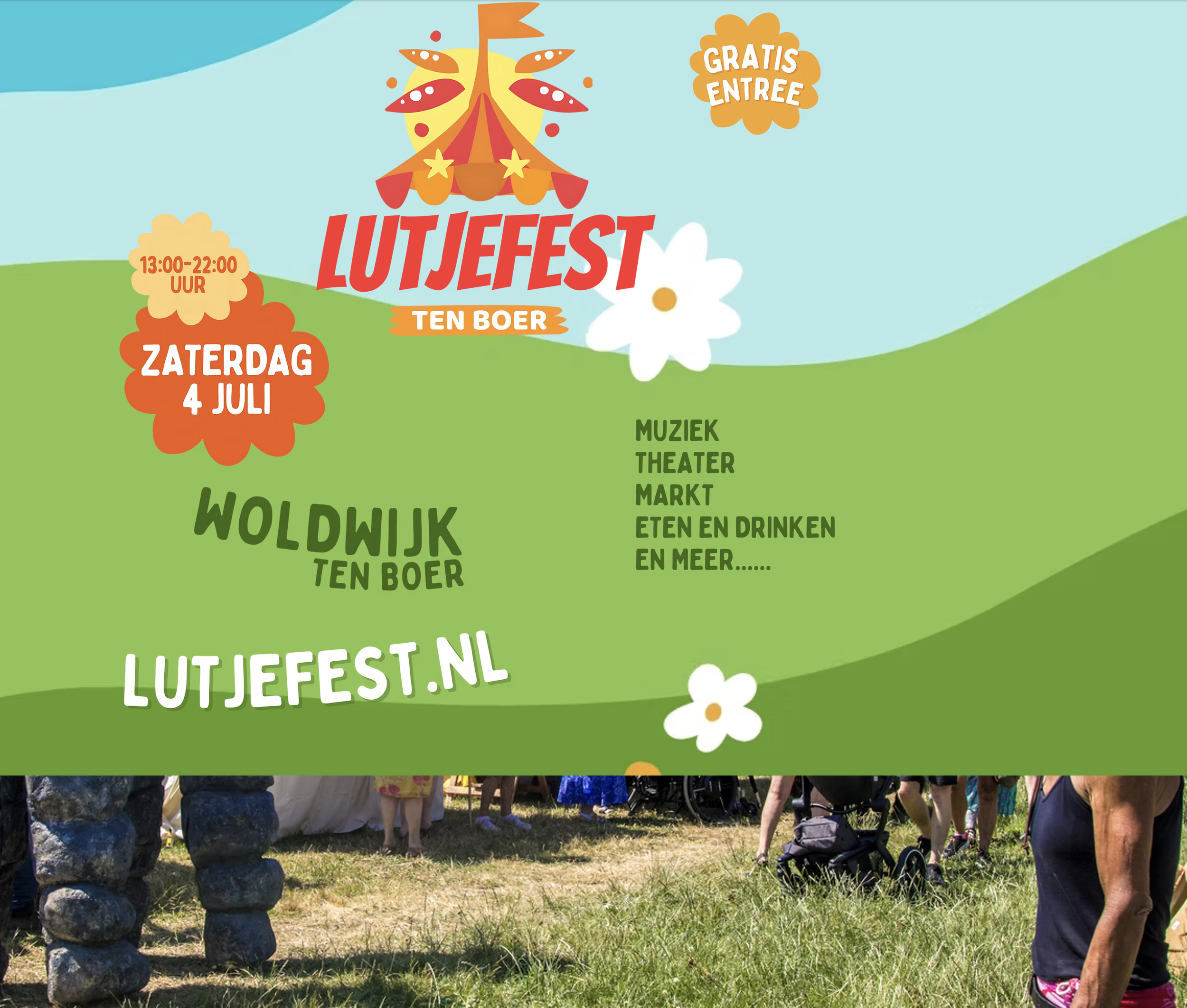 Markt Lutjefest Ten Boer