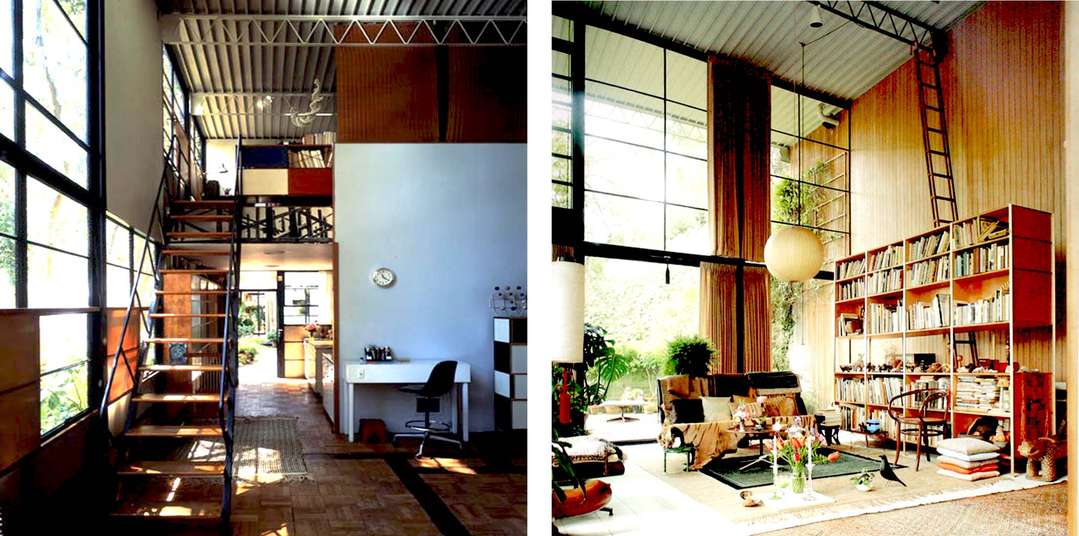 Shutters on the lower left side of the photo on the left. Photo via Architizer & kissmylala blog