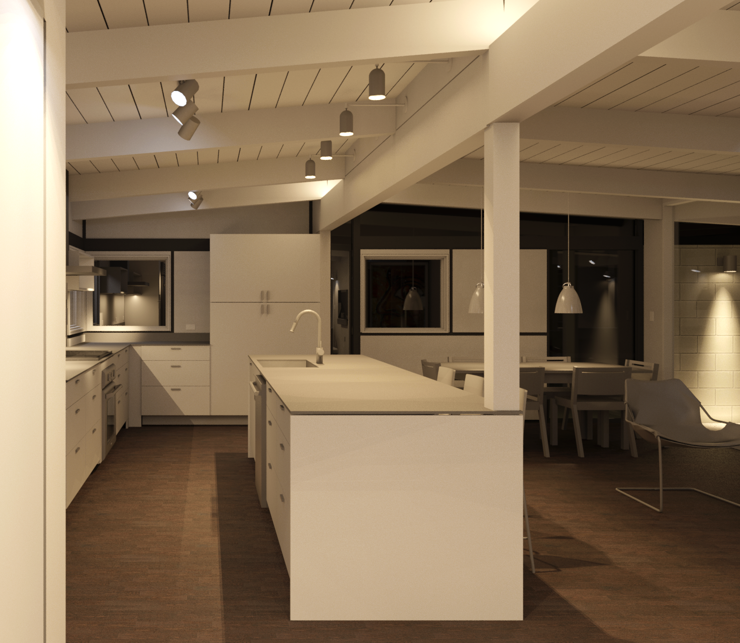 Kitchen lighting study