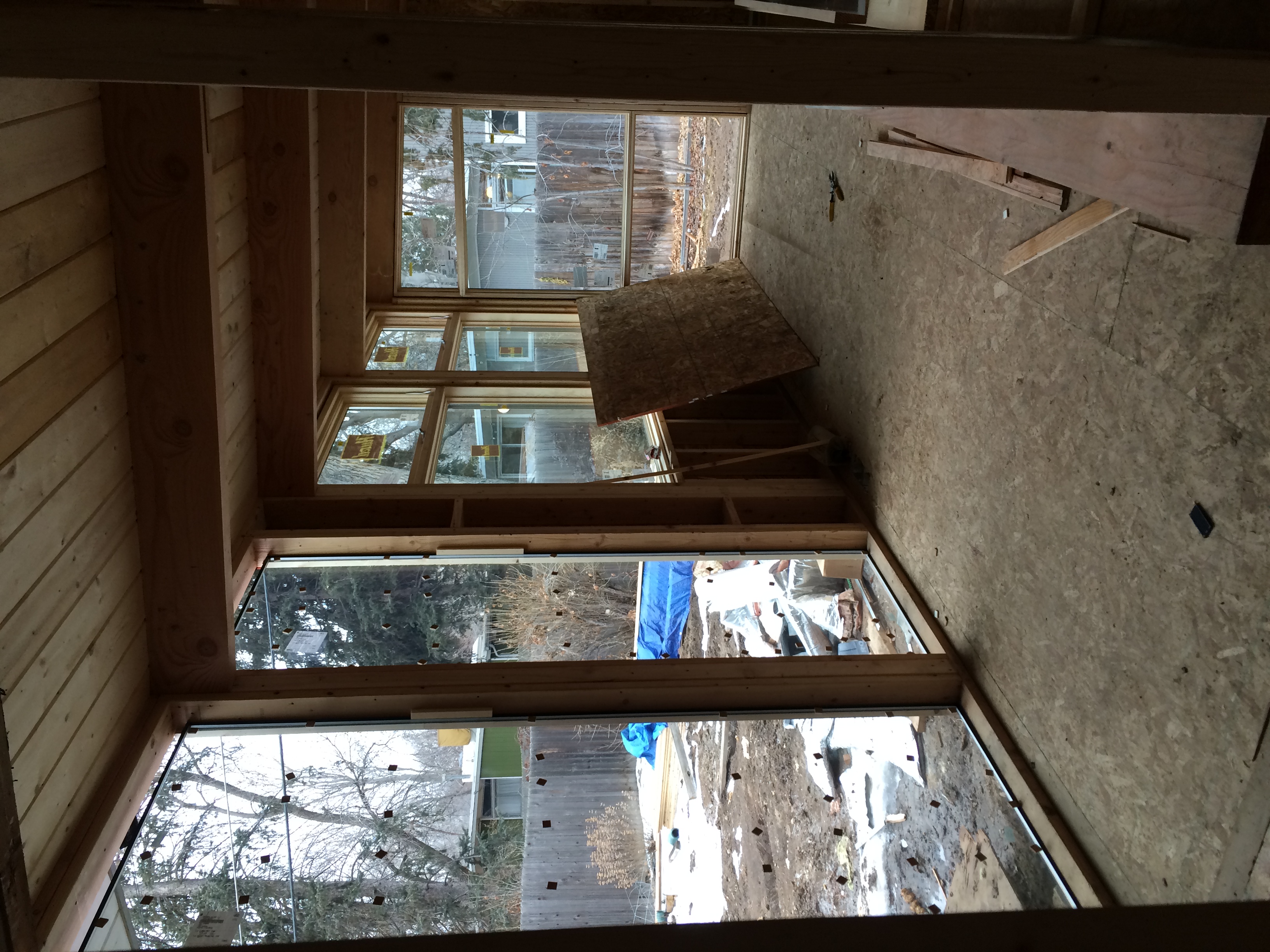 This will be our office very soon! Lots of glass but there will be a sizable overhang right outside to protect us from all that sunshine from the west.