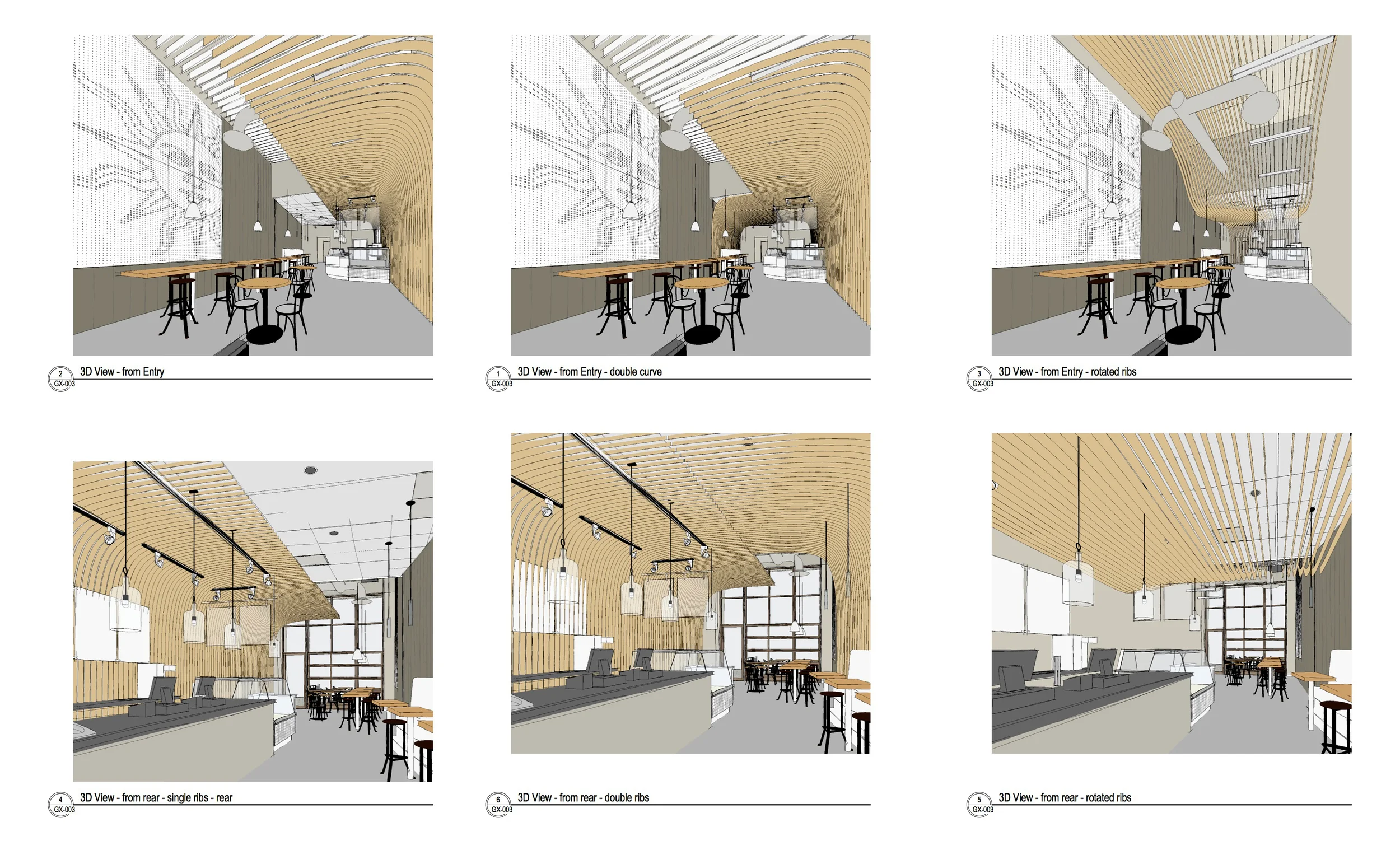 Variations on the wood screen element