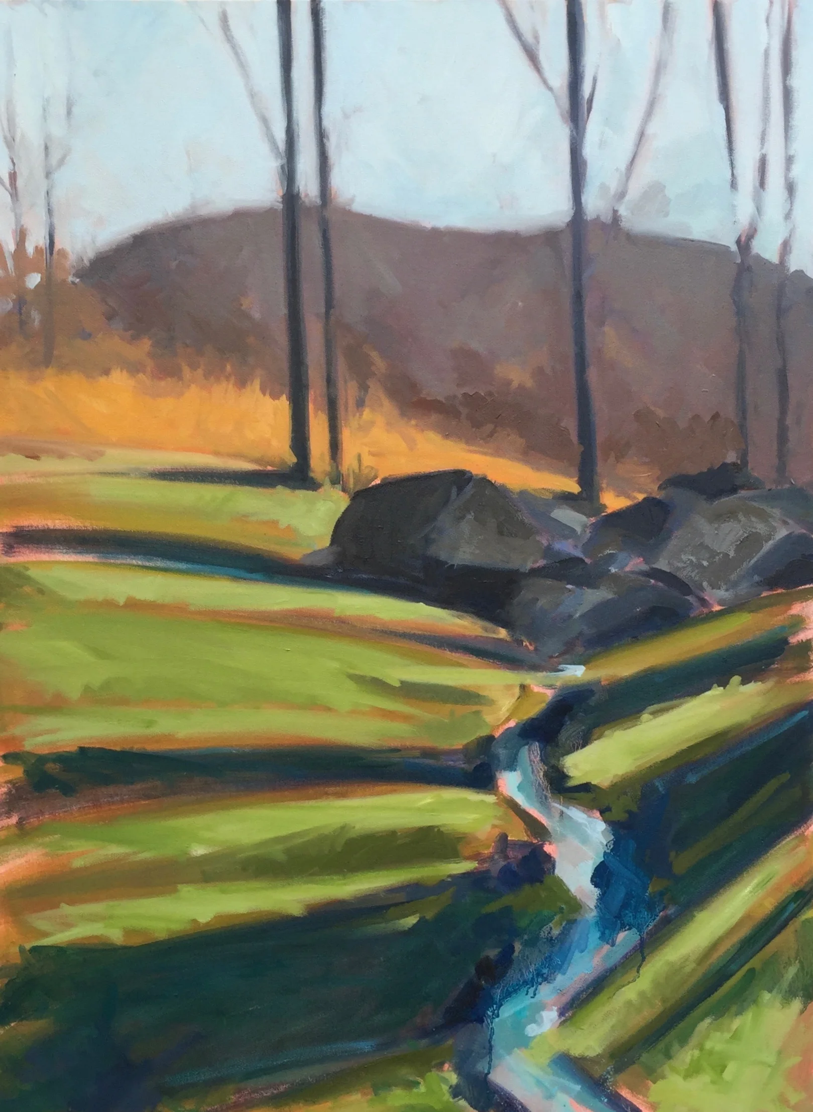 Linden creek in winter.