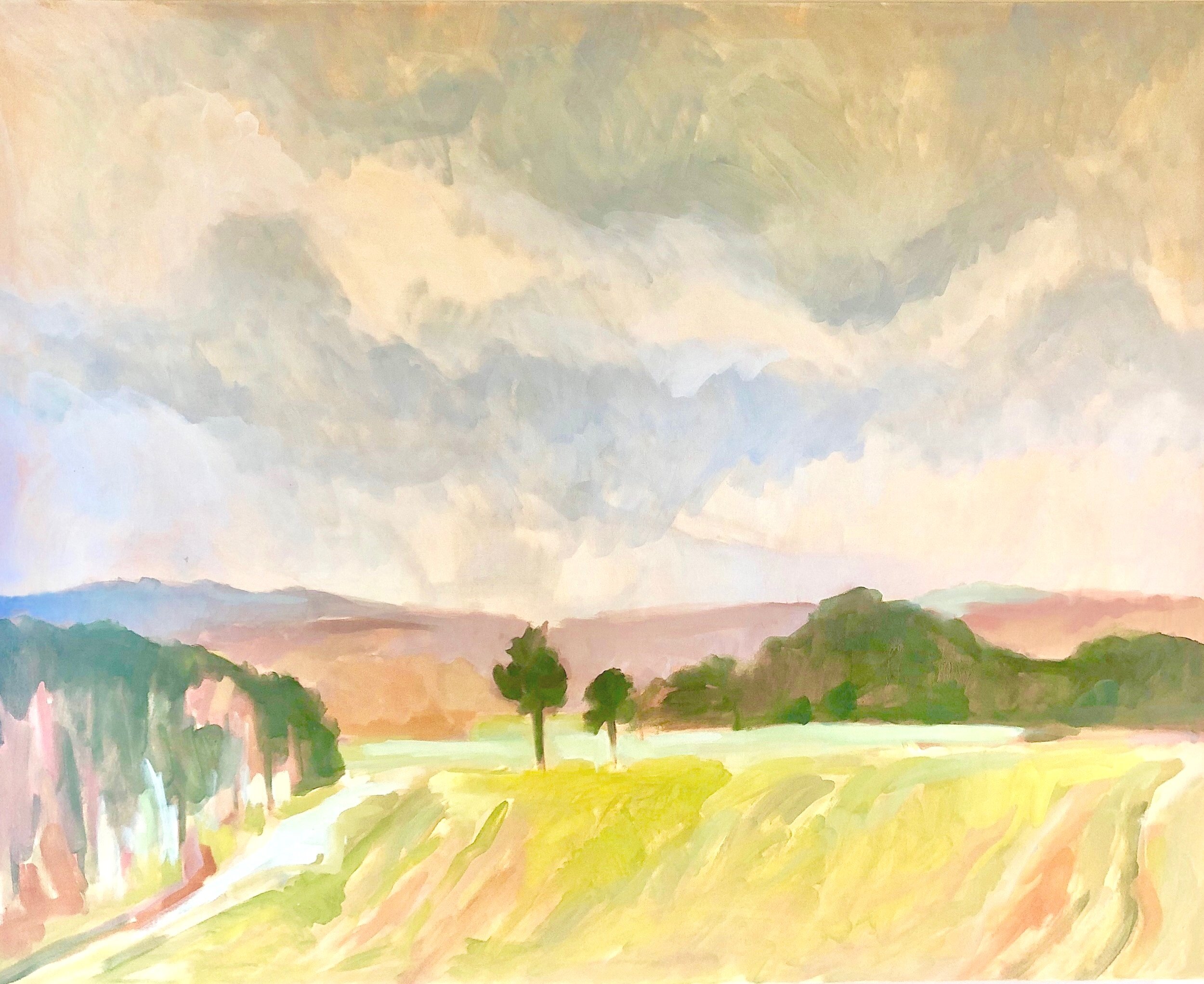 Flood plains in pink. Available.