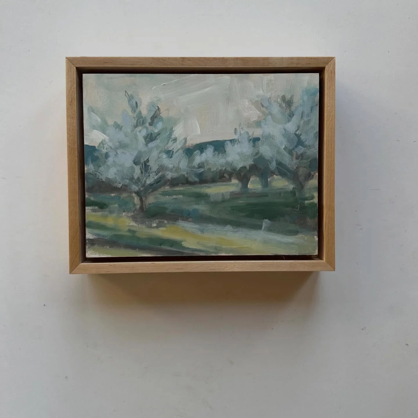 &ldquo;Driving by Henley&rsquo;s in spring&rdquo;
Oil on birch panel.
Custom maple frame by Chris Yates.
8 x 10 in. 2026

This piece will be available at ArtsFest to raise funds for  @arts.in.western.education 

#newwork #landscapepainting