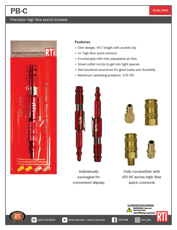 A118 Pencil Blower (PB-C)