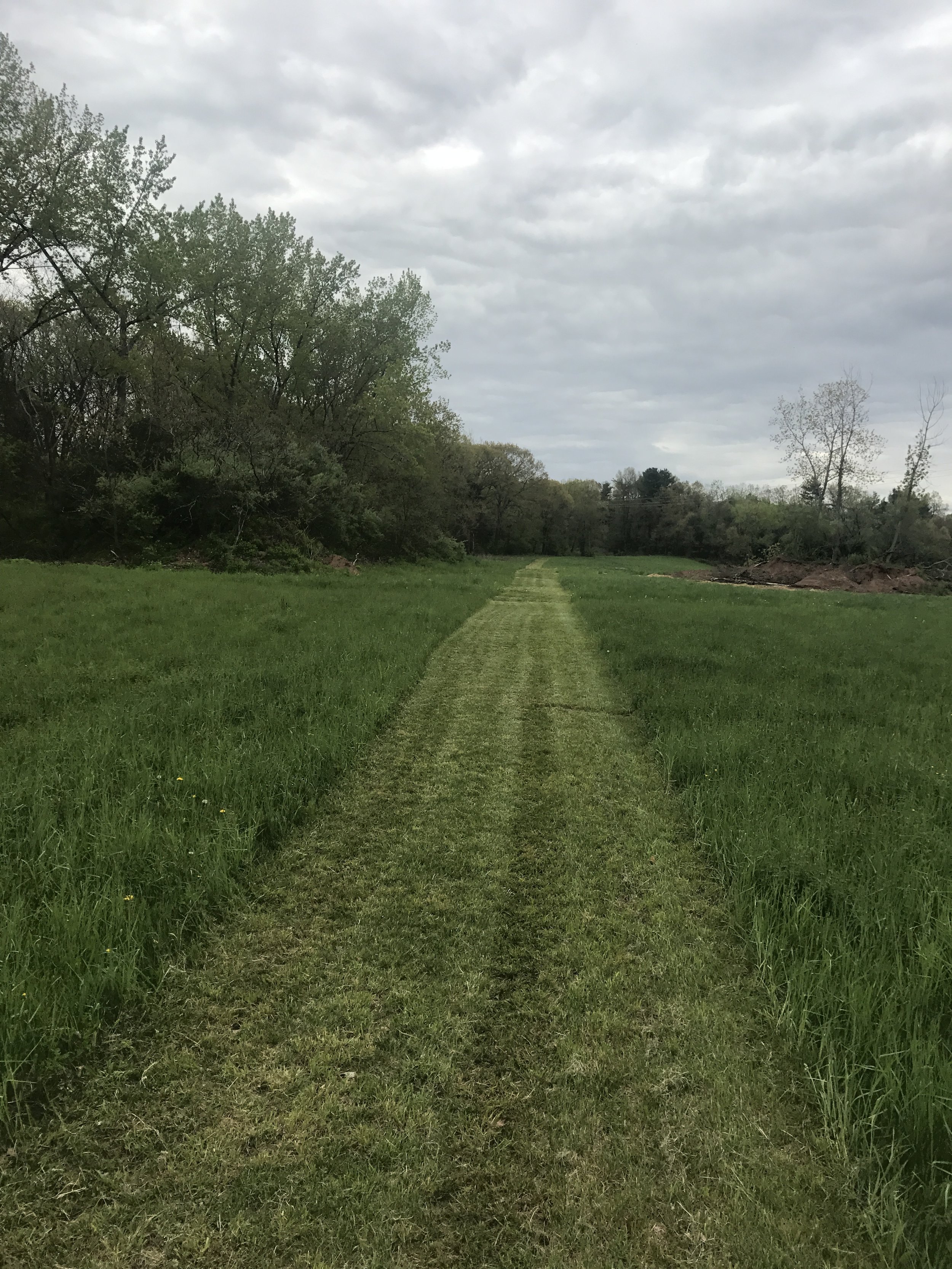  Mowed and maintained hacking trails around every hay field 