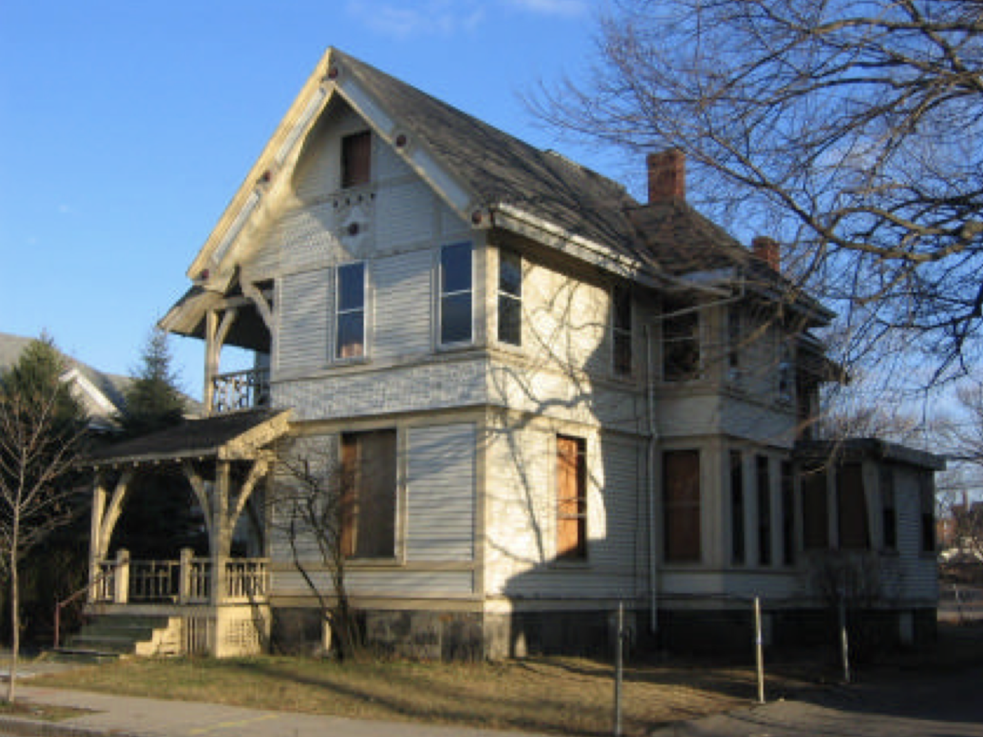  South façade of George Milliken House from the House Report 