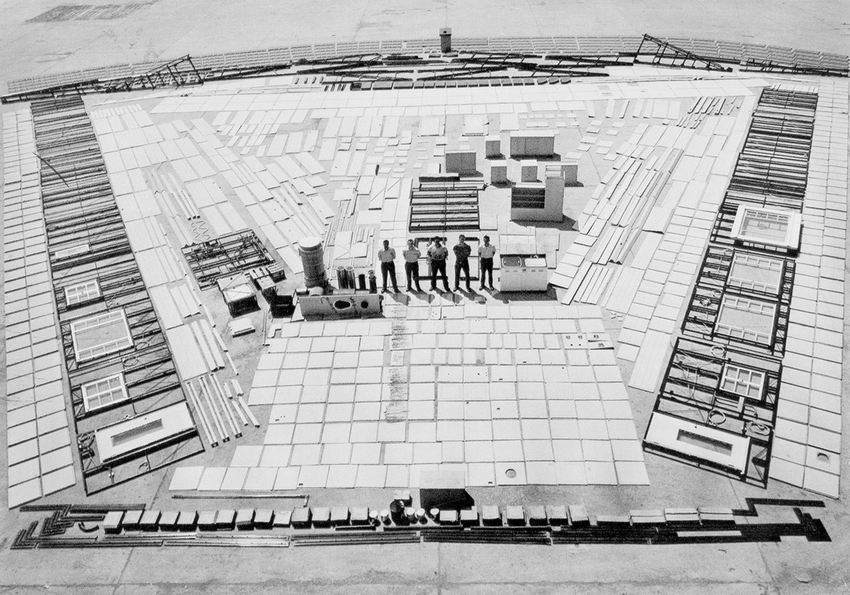  All the components of a Lustron house. Photo via  ResearchGate . 