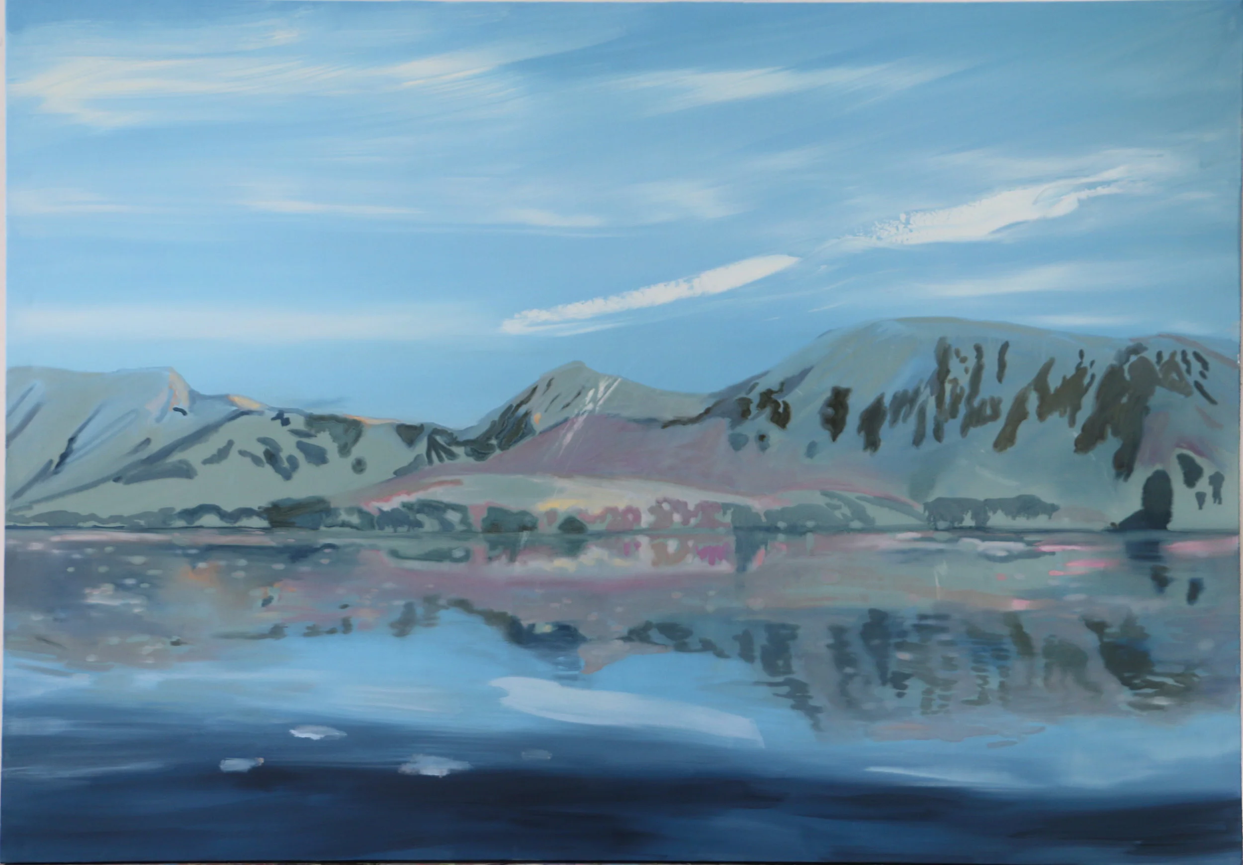 'Antarctica' oil on canvas 50" x 72" 2017
