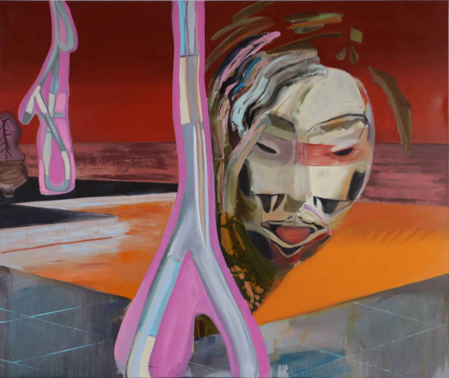 infinity pool 48" x 68" oil on linen 2017