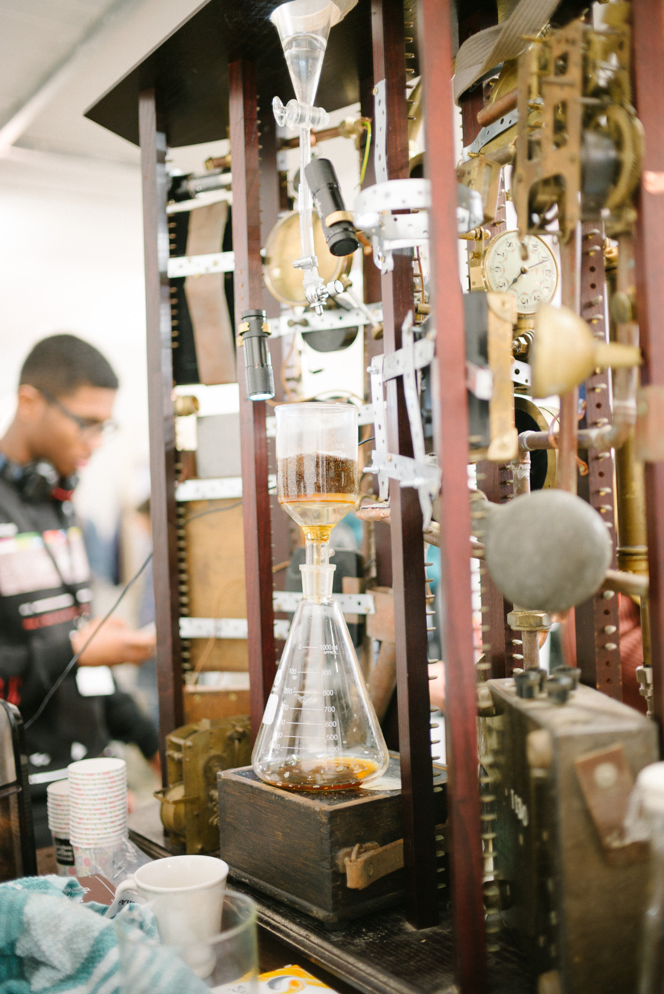 This method makes half a litre of coffee in 5 hours!