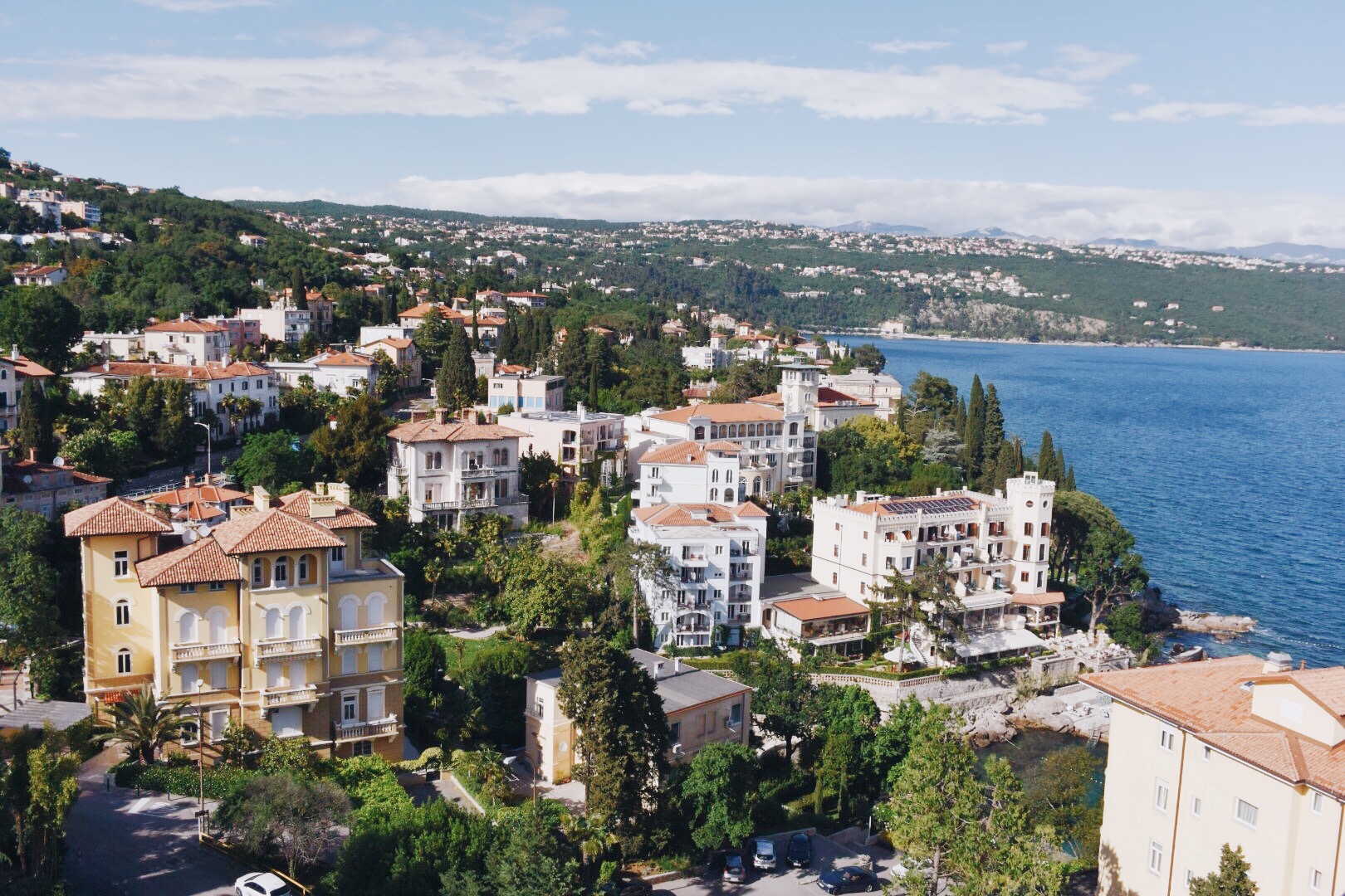 The view from the Remisens Premium Hotel Ambasador