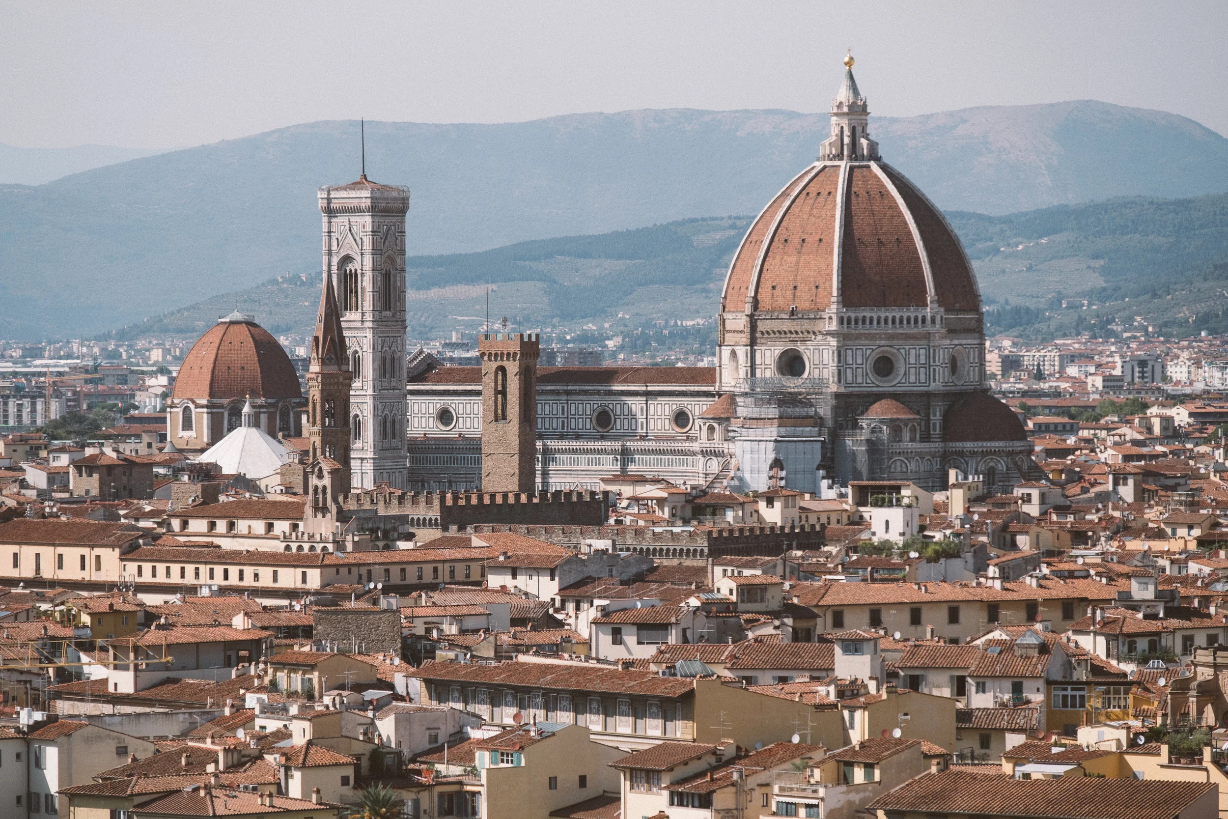 A view from the Piazza Michelangelo, Florence