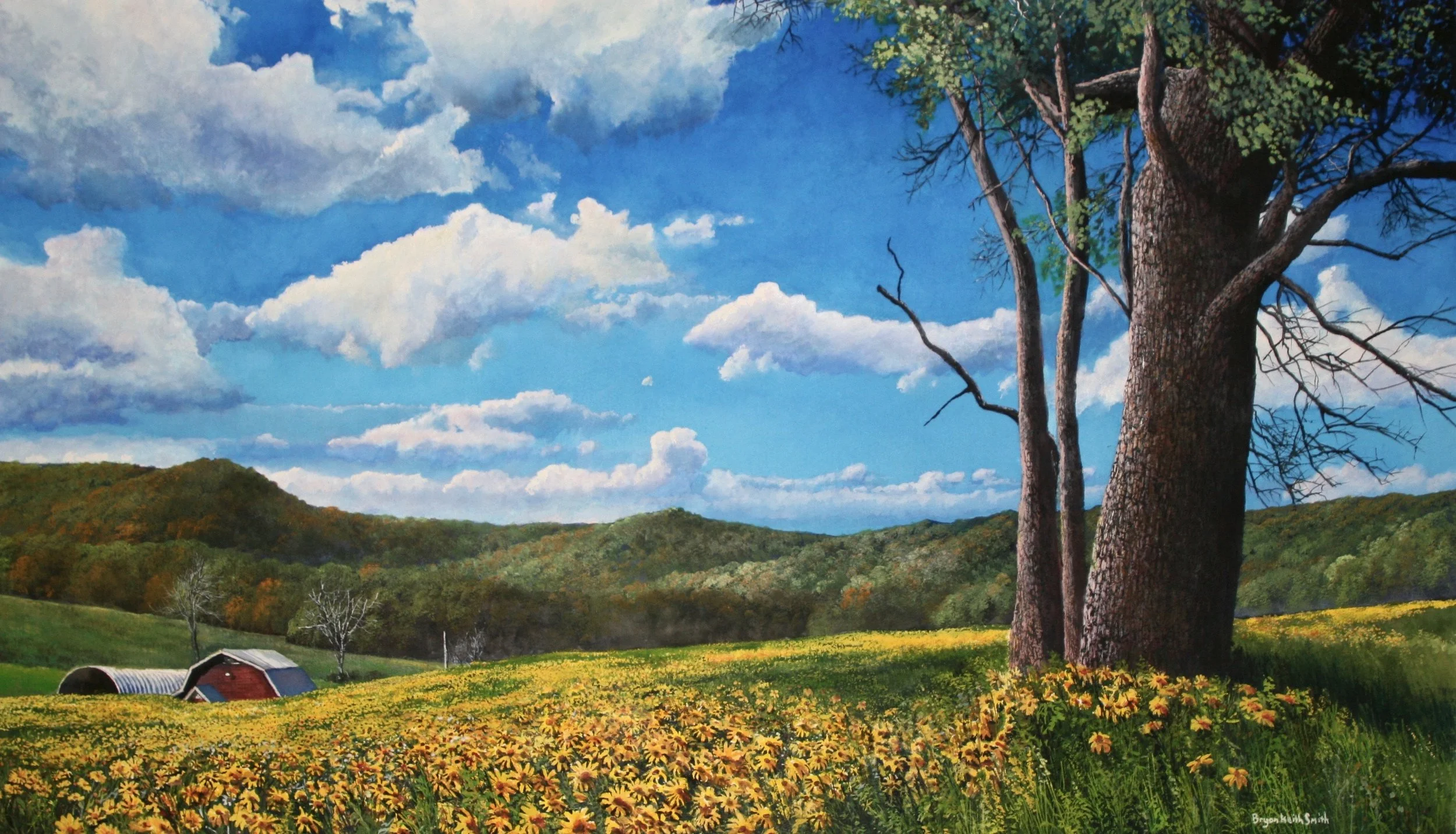 September Sky 36" W x 21"H $8500.