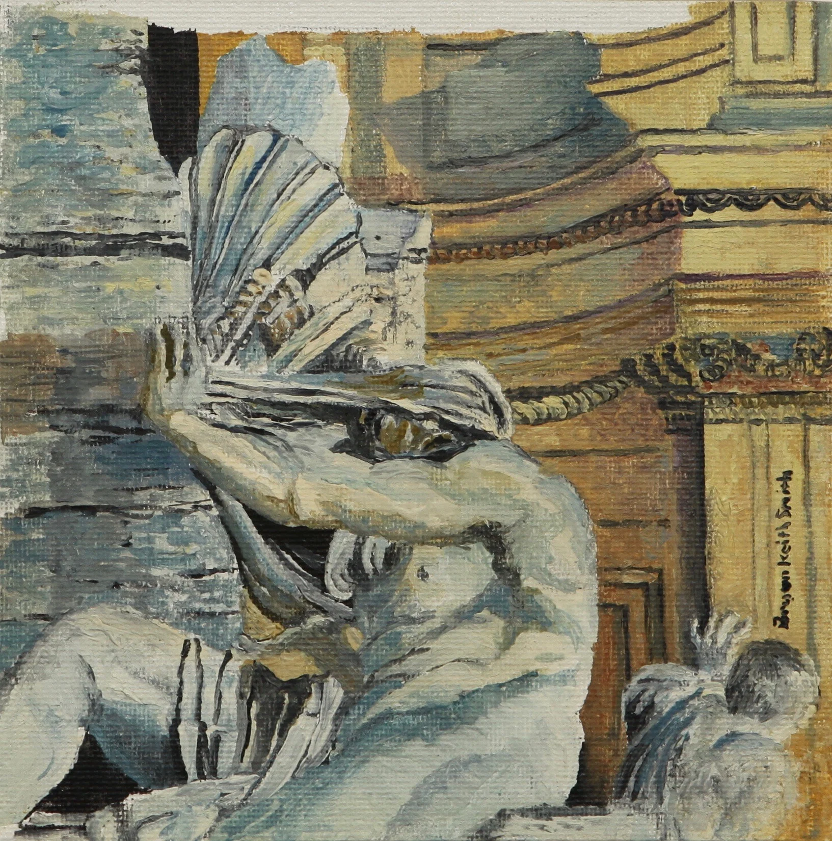 Rome 6" W x 6" H $500.