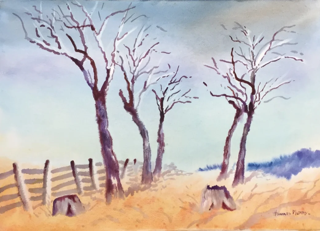 Timber Trove 13 13/16”H X 19 3/8”W Unframed $750