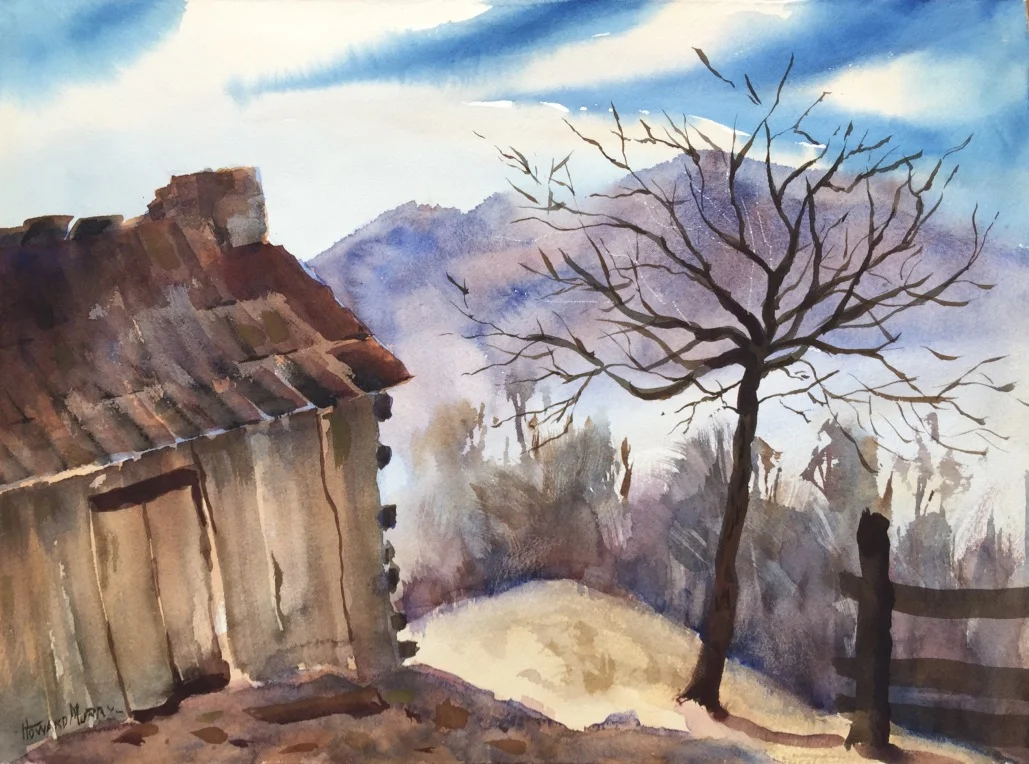 Around the Corner 14 3/8”H X 19.5”W Unframed $750