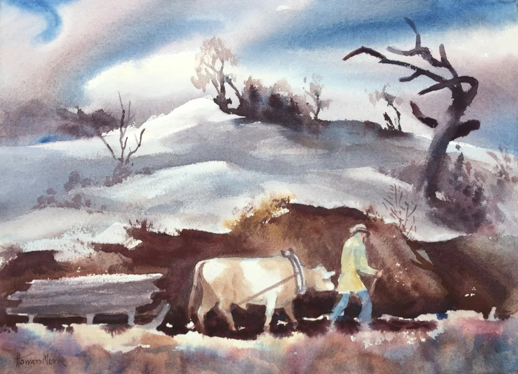 Hauling the Load 14 1/8”H X 19 3/16”W Unframed $750