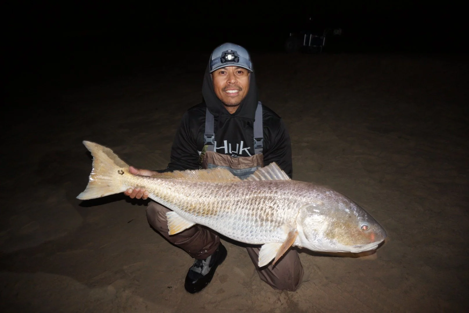 Surf Fishing for big red drum!