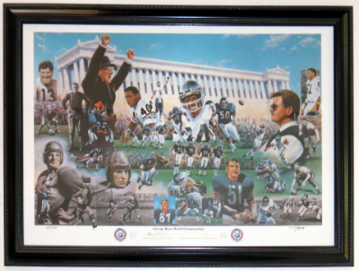 36x48 Chicago Bears Lithograph