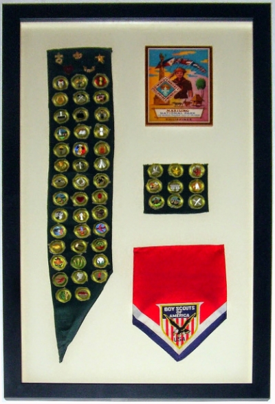 Boy Scout Sash, Kerchief, and Patch