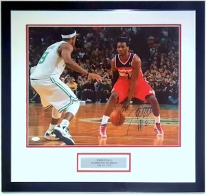 John Wall Signed Wizards 16x20 Photo - JSA COA Authenticated - Professionally Framed & Plate