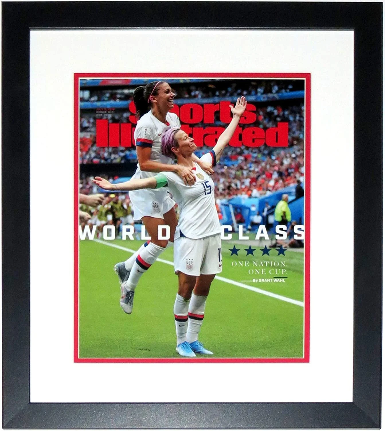Team USA 2019 World Cup Championship Sports Illustrated 11x14 Cover Photo - Professionally Framed - 7/15/19
