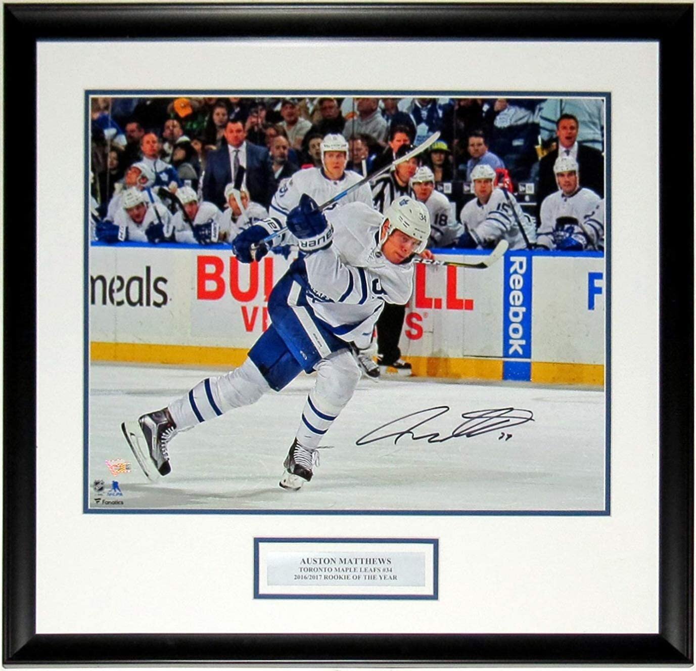 Auston Matthews 16x20 Replica Signature Frame Maple Leafs 
