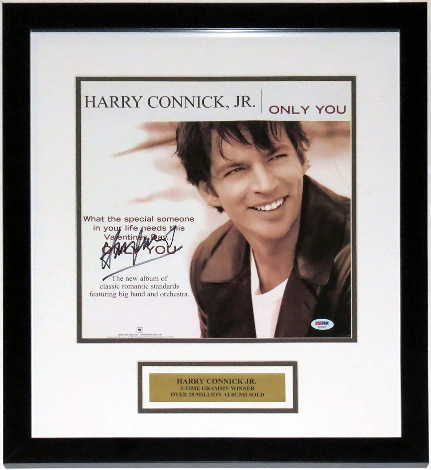 Harry Connick Jr. Signed Only You Album - Authenticated by PSA DNA COA - Professionally Framed and Plate